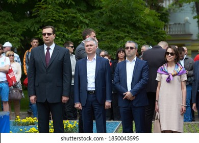 CHISINAU/MOLDOVA - 05.14.2016: Deputy Marian Lupu Democratic Party Of Moldova, Europe Day