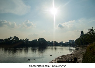 Chiswick River, Kew Bridge, Kew Railway Bridge, West London