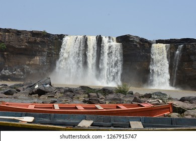 Chitrakoot Waterfall Is The Biggest Waterfall In Chhattisgarh Situated At Buxar, Jagdalpur District. A 30 Meter Height Waterfall Located Near Kanger Valley National Park.