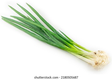 Chives Isolated On White Background Stock Photo 2180505687 | Shutterstock