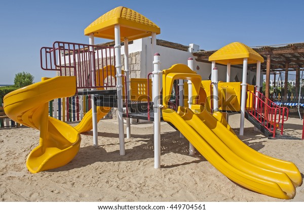 kids climbing frame and slide