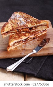 Chocolate Banana French Toast With Whole Wheat Bread
