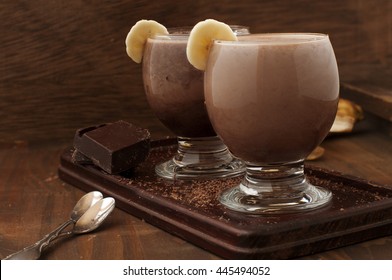 Chocolate And Banana Smoothie