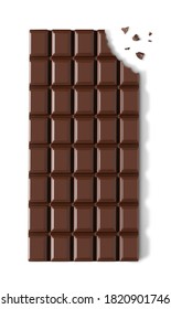 Chocolate Bar With Missing Bite