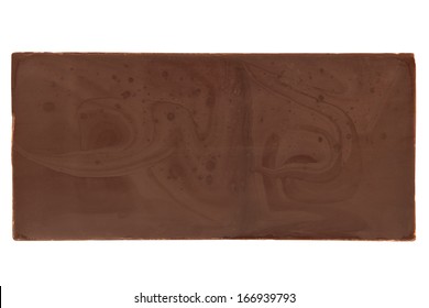 Chocolate Bar On A White Background