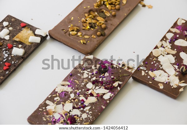 chocolate bars toppings