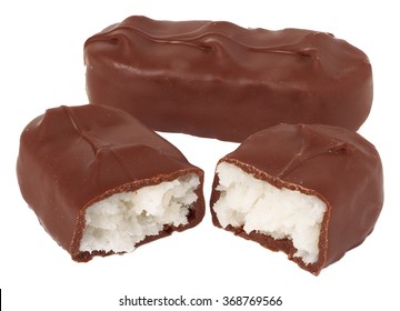 chocolate bars on a white background. - Shutterstock ID 368769566
