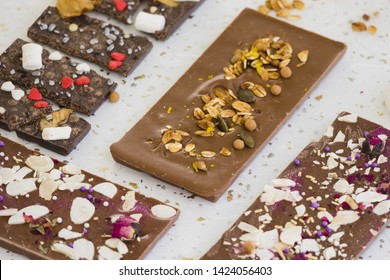 chocolate bars toppings