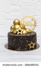 Brown And Gold Cake Images Stock Photos Vectors Shutterstock