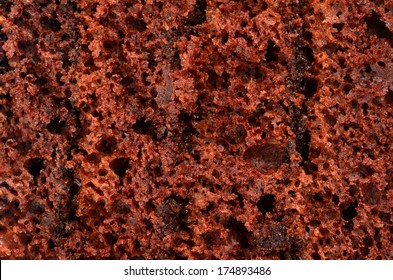 chocolate cake closeup