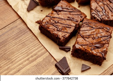 Chocolate Cake On A Baking Sheet