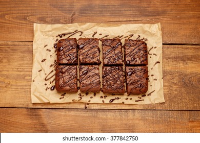 Chocolate Cake On A Baking Sheet