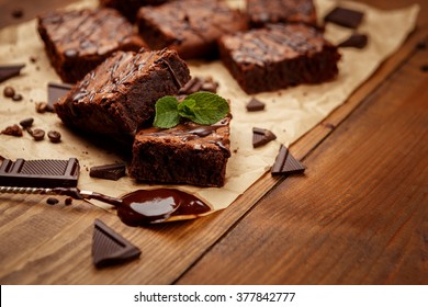 chocolate cake on a baking sheet