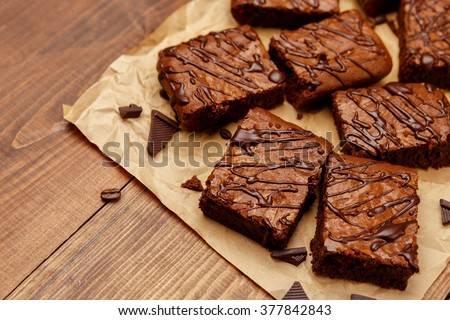 chocolate cake on a baking sheet