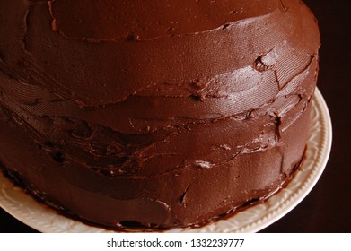 Chocolate Cake on a Plate
