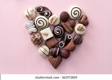 Chocolate Candies Heart