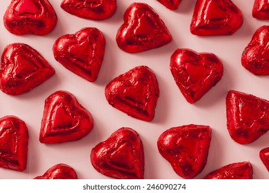 Chocolate Candy Heart Sweets For Valentine's Day