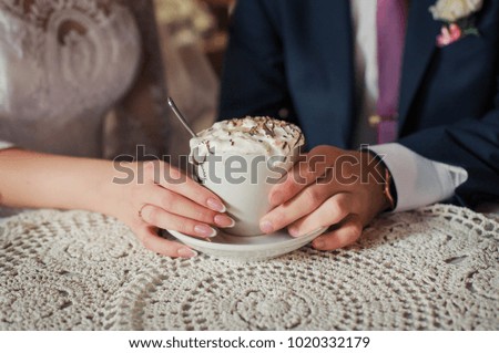 chocolate cappuccino and lovers