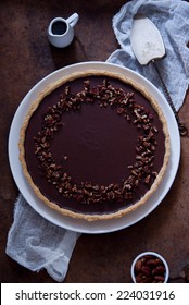 Chocolate Caramel Pecan Tart