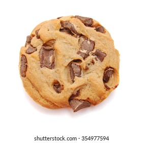 Chocolate Chip Cookie Isolated