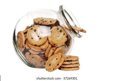 Chocolate Chip Cookies In A Cookie Jar