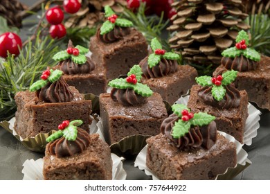 Chocolate Christmas Brownies 