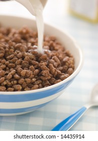 Chocolate Coated Puffed Rice Cereal