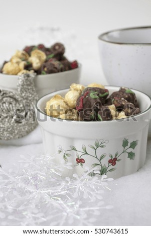 Similar – Image, Stock Photo Motif table setting from collected garbage