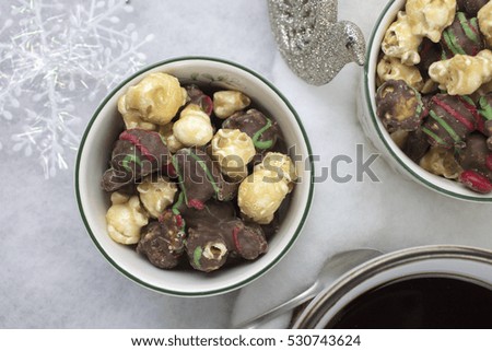 Similar – Image, Stock Photo Motif table setting from collected garbage
