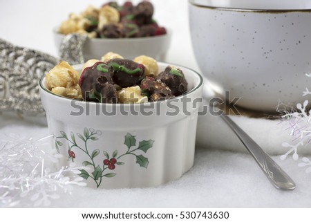 Similar – Image, Stock Photo Motif table setting from collected garbage