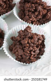 Chocolate Covered Crispy Rice Cakes