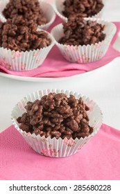 Chocolate Covered Crispy Rice Cakes