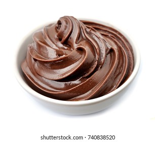 Chocolate Cream Isolated On White Background Stock Photo 693026626 ...