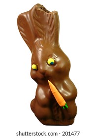 Chocolate Easter Bunny With Bite