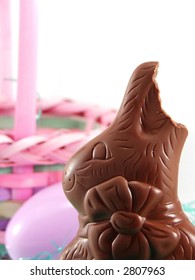 Chocolate Easter Bunny With The Ears Eaten