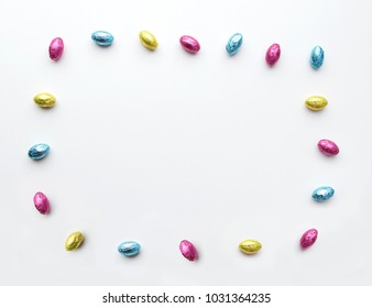 Chocolate Easter Candy Border