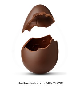Chocolate Egg Exploded