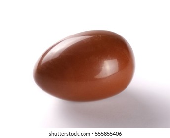 Chocolate Egg Isolated On White