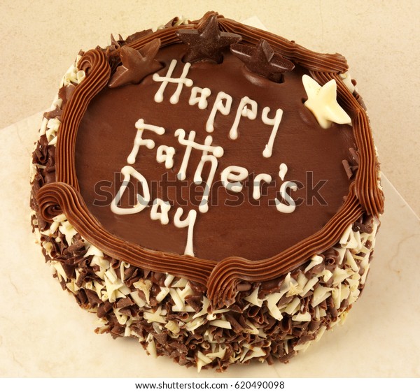 Chocolate Fathers Day Cake Stock Photo (Edit Now) 620490098