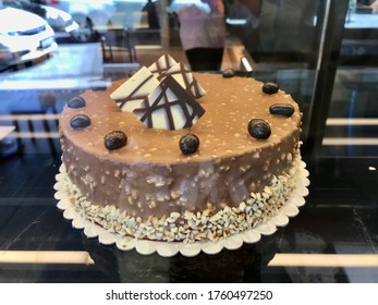 Chocolate And Fruit Cake Is Freshly Made On The Counter Ready To Serve Special Day Birthday Wedding Day Cakes Dessert Buy Now. 