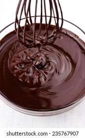 Chocolate Ganache, Selective Focus