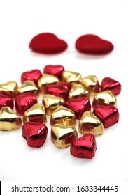 CHOCOLATE HEART  FOR SAINT VALENTINE'S DAY  - Shutterstock ID 1633344445