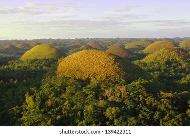 Chocolate Hills. Bohol, Philippines