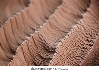 chocolate ice cream close up shot, shallow focus