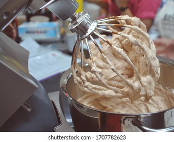 Chocolate Icing On Stand Mixer Whisk