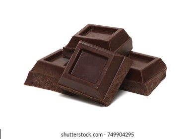 Chocolate Isolated On White Background