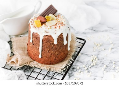 Chocolate Kulich, Russian Easter Bread Paska