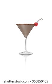 Chocolate Martini Isolated On White