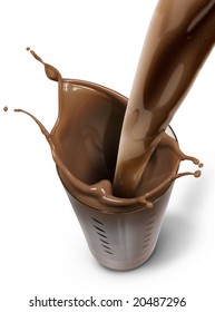 Chocolate Milk Splash