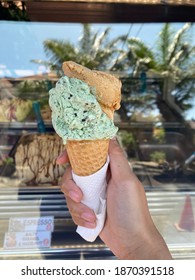 Chocolate Mint And Salted Caramel Gelato